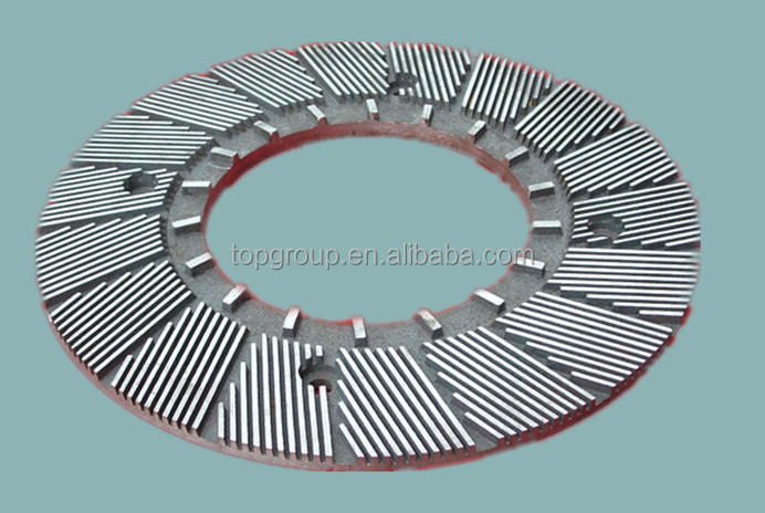 Multi-Alloy Cast Iron 54" Grind Segment for Wood Chip Defiberator Refiner
