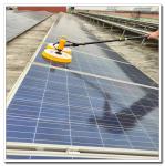 18-Feet Aluminum Alloy Pole Outdoor Cleaning Brush for Water-Fed Solar Panel