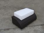 2pcs cane ottoman sofa set
