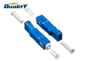 Quality FTTH LC Female To SC Male Hybrid Flange Fiber Optic Adapter Insertion Loss 0.2dB wholesale