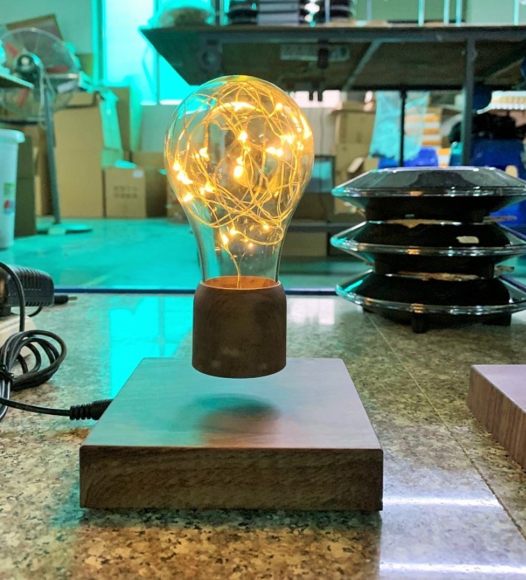 factory sale magnetic levitation floating bottom lamp light night lamp for gift decor