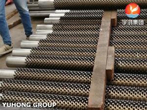 Quality Stainless Steel Studded Tube, ASME SA312 TP304H With 11Cr , Fired Heater Tube Coils Application wholesale