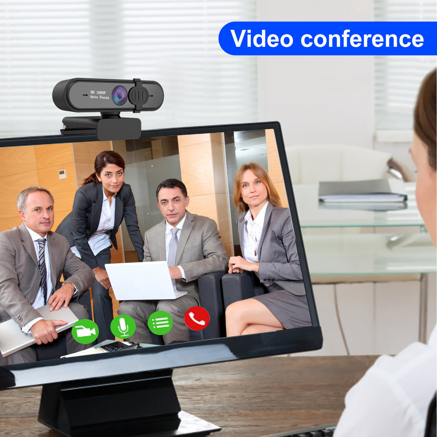 HK2M-K20Pro Digital Computer Camera Online Class Live Streaming 1080p Module Mobile Driver-Free Focus 60 FPS