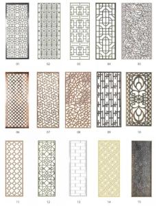 Quality Separator Room Divider Screen Panels Board Aluminium Folding Design wholesale