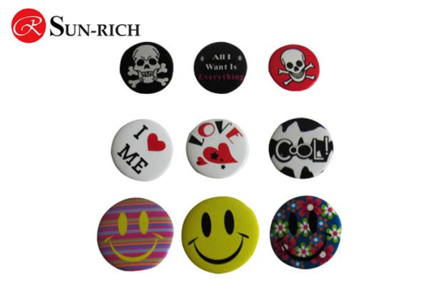 Cheap Promotion Round Badges with custom design for sale