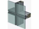 Invisible Frame Aluminum Glass Wall 120 Type Glass Curtain Wall