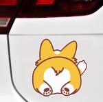 Cute Corgi Cartoon Window Decals