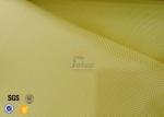 Plain / Twill Weave Aluminized Kevlar Fabric 1000D Yellow Chemical Resistance