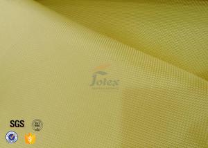 Quality Plain / Twill Weave Aluminized Kevlar Fabric 1000D Yellow Chemical Resistance wholesale