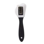 shoe brush deerskin three-sided special shoe brush suede frosted snow boot