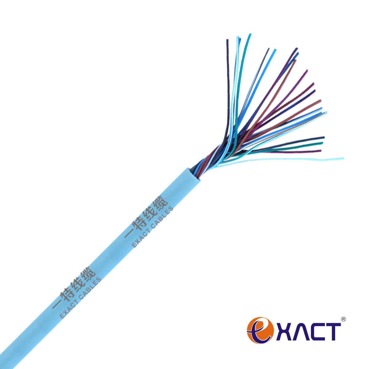 2 Cores Unshielded Stranded 22x0.22mm2 TCCAM Conductor LSF Insulation and Jacket CPR Eca Alarm Cable
