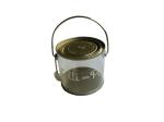 Transparent Printed Window Food Grade Tin Containers Cymk Printing
