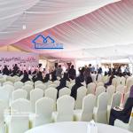 PVC Clear Top Arcum Tents For Restaurant Wedding Multipurpose Top Wedding Tents