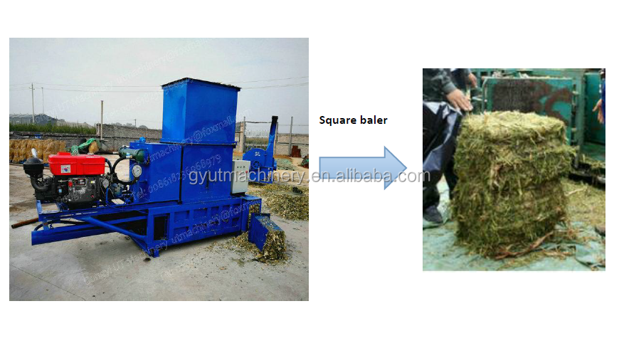 UT Automatic Capacity 80-120 Bales Baling Press Machine for Rice Husk and Hay Silage