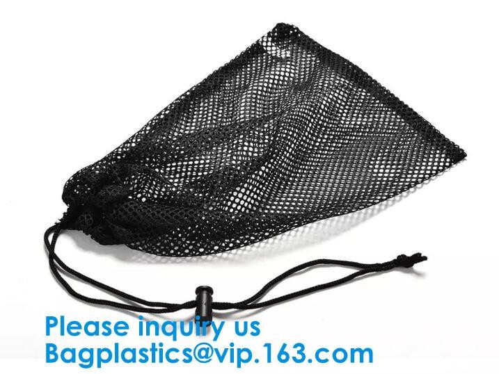 Nylon Mesh Net Drawstring Bag Mesh Pouch Organic Mesh Produce Bags With Custom Logo,Reusable Eco Friendly Nylon Drawstri