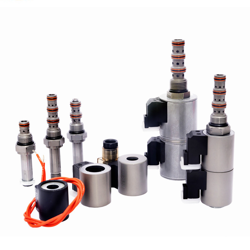 Customized Cartridge Solenoid Valve 4 Way 3 Position Hydraulic Valve