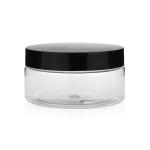 Clear 200ml Plastic Packaging Jars PET Recyclable Cosmetic Jars