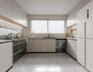 Quality Laminate Custom Wood Modern White Shaker Kitchen Cabinet Modern Luxury wholesale