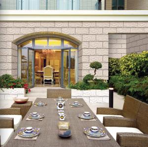 Quality PRIMERA 9.8mm Ceramic Stone Wall Tile White , 300x600mm Slate Beige Tile wholesale
