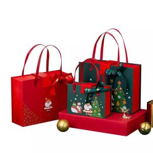 Quality PMS Christmas Cardboard Gift Boxes ISO Coated Paper Corrugated Christmas Box wholesale