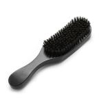 OEM Men'S Grooming Beard Brush Hard Bristle Black 360 Wave Brush For Black Men