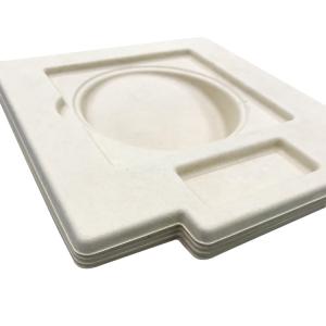 Quality Compostable Bamboo Paper Tray Shockproof Staticproof For Cat Toy wholesale