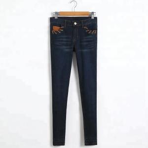 Quality Stretch Skinny Slim Fit Teen Girls Denim Clothes , OEM Jean Pant For Girl wholesale