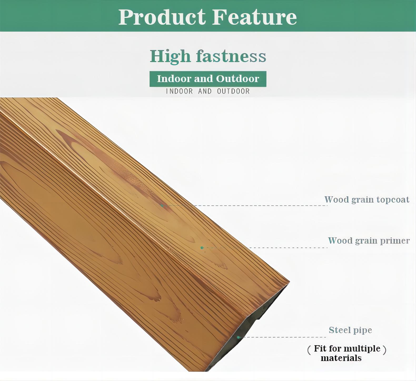 Volume 20KG/BUCKET Matt Wood Grain Powder Coating Paint for Aluminium Wood Effect