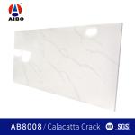 Customize Color Aritifical Quartz Stone 18mm Thickness 6.5Mohs Hardness