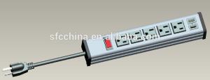 Quality dual USB port charger UL 5 outlet power strip wholesale