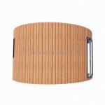 Modern European Union Prefabricated Wooden Houses with Galvanized Steel Square