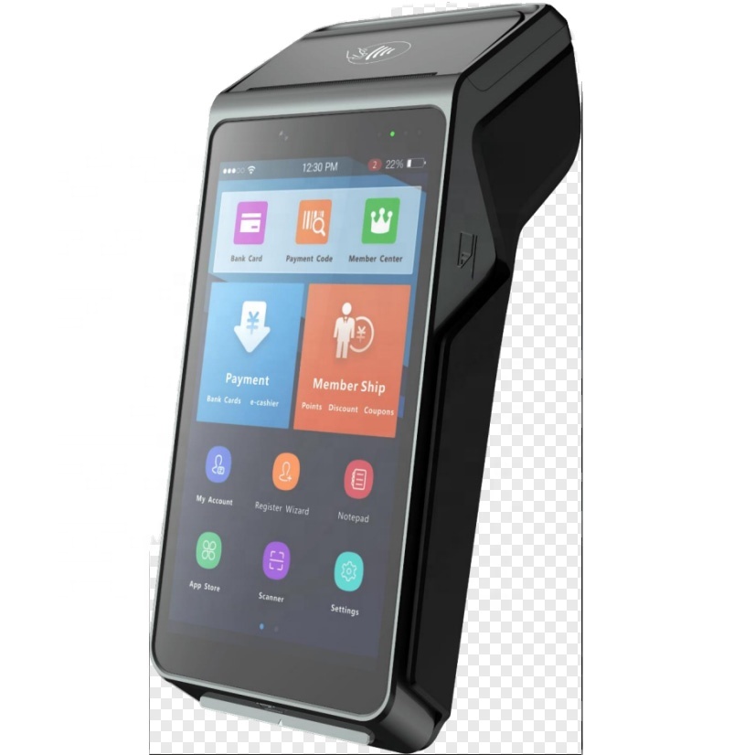 Handheld Mini POS Terminal with Dual SIM Cards and EMV/PCI Certification All In One POS System