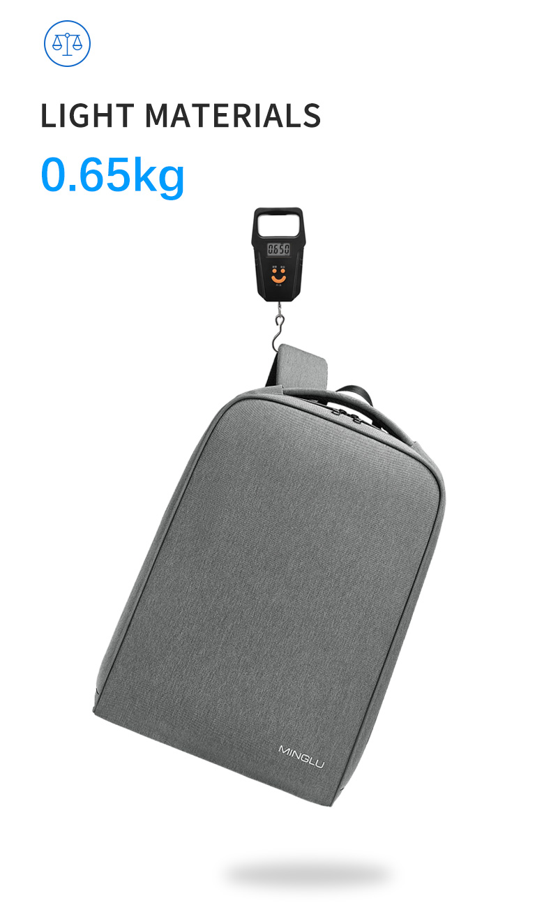 Casual Lightweight Waterproof Business Backpack 20-35L Capacity