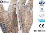 Stainless Steel PPE Safety Gloves , Protective Cutting Gloves Mesh Convenient