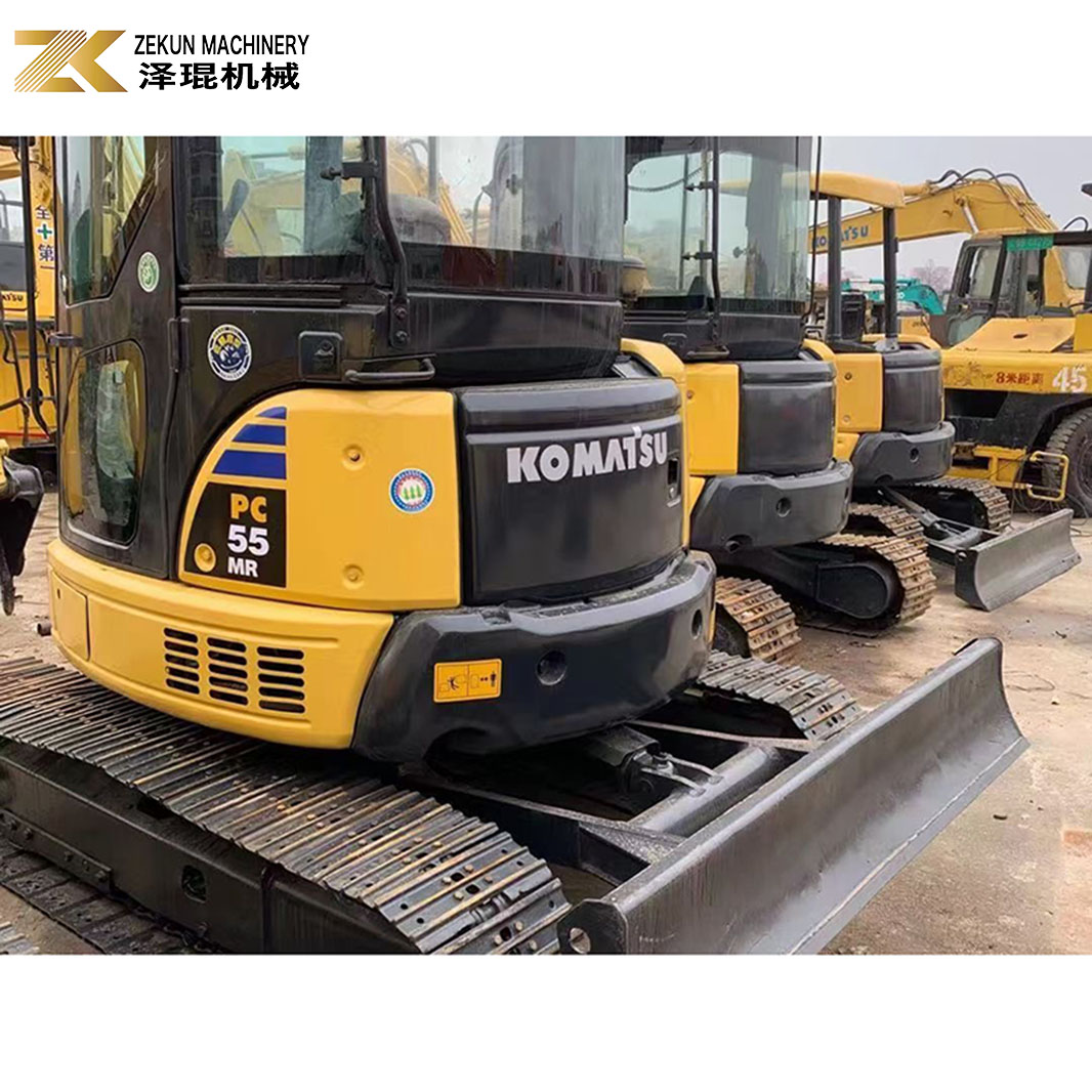 Second Hand Komatsu PC55MR-2 Excavator with 28.5KW Power and 0.2m3 Bucket Capacity