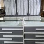 15mm Thick MDF Eyewear Optical Display Cabinet EPE Cotton Packaging