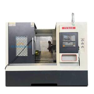 China CNC Metal Lathe Machine TCK56 750mm Belt Drive Hydraulic Servo Turret Turning Lathes on sale