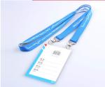 Retractable Badge Holders Lanyards With Metal Hook / Plastic Buckle
