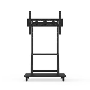 Quality Multipurpose Smart Board Floor Stand , Rolling Mobile TV Stand With Wheels ODM wholesale