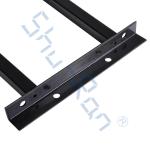 Universal U Shape Golf Cart Rear Seat Safety Grab Bar Black Color 30x11.8x1
