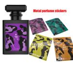 Cold Stamping Perfume Metal Sticker Custom Silver Badge Roll Paper Printing
