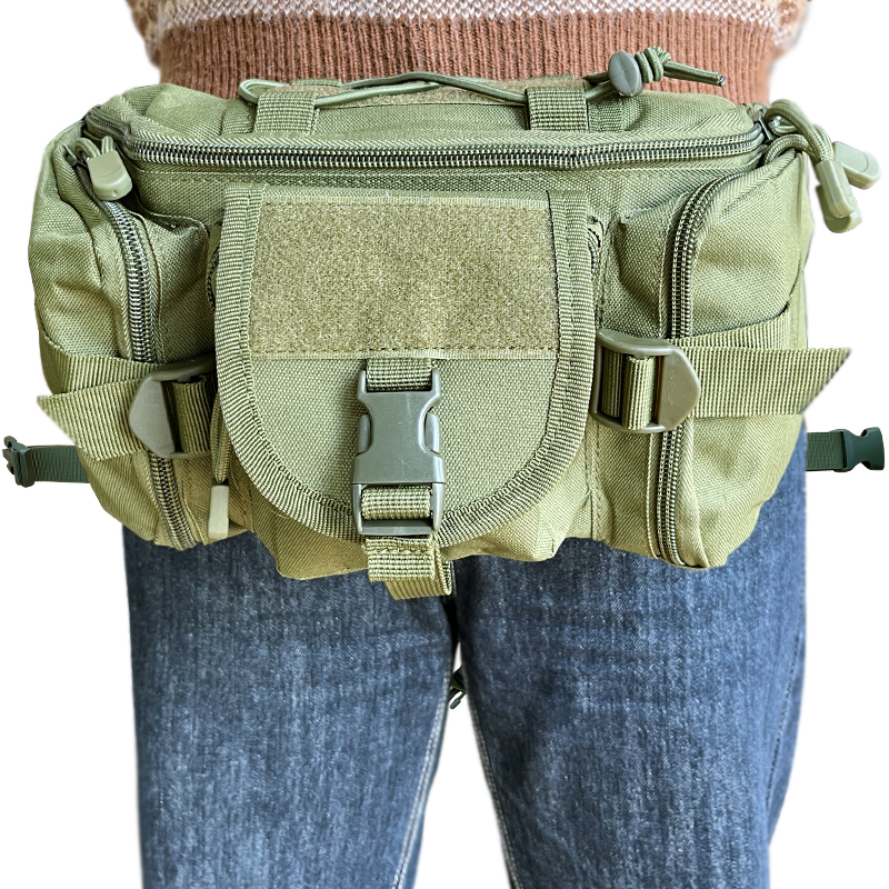 Unisex Outdoor Training Waist Bag for Active Lifestyle and Exercise in Nylon