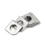 Stainless Steel 304 Square Taper Washers for Slot Section Salt Spray Endurance