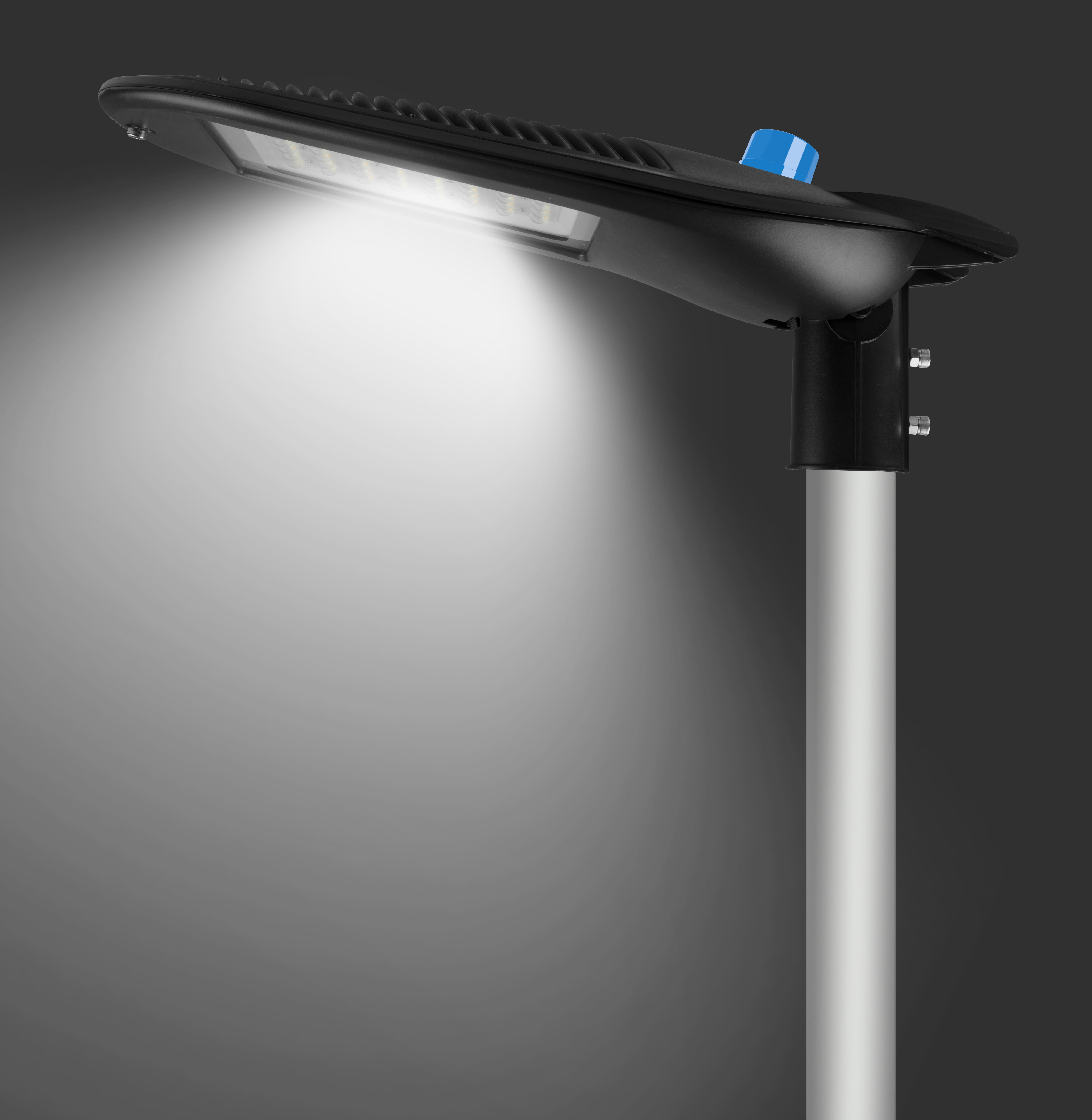 120W Outdoor LED Street Lights Integrated Die Casting Al IP65 IK08 120LPW