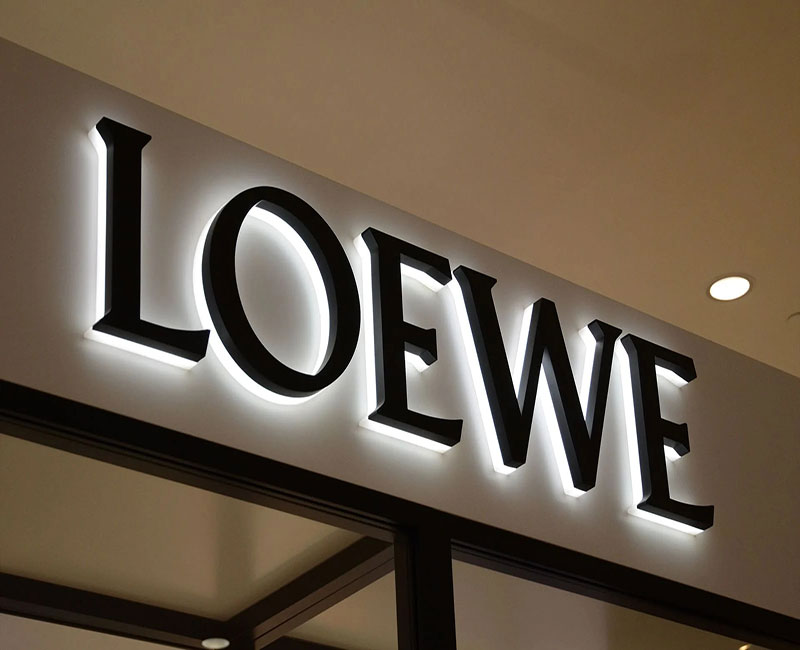 Custom Outdoor high-brightness acrylic backlit led letter electronic sign