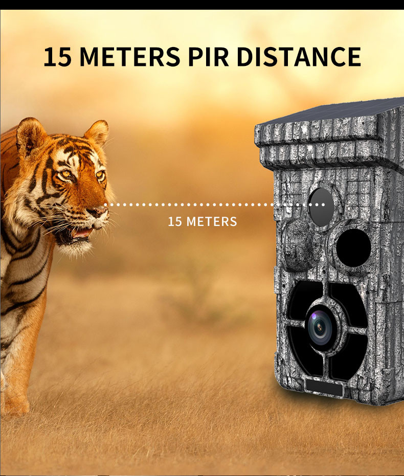 2.0" Color TFT LCD 42MP Hunting Game Camera Waterproof IP65 20 Meters Long Night Range