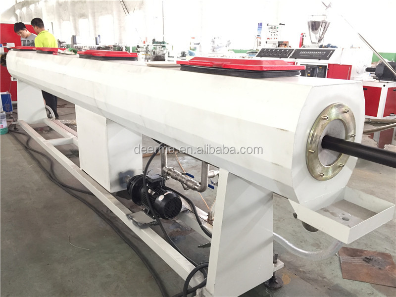 High Productivity Extruder Plastic Machine 160mm - 250mm HDPE Extrusion Line 8 Kg Capacity
