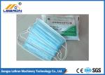 Full Automatic 1+2 Type Surgical Mask Making Machine , Medical Mask Production