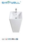 Bathroom Sanitary Ware Ceramic Pedestal Basins Luxury Styles High Quality Art