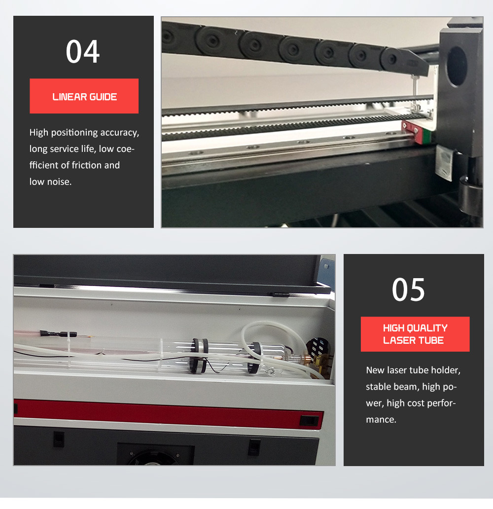 60W-180W Acrylic 9060 Laser Cutter